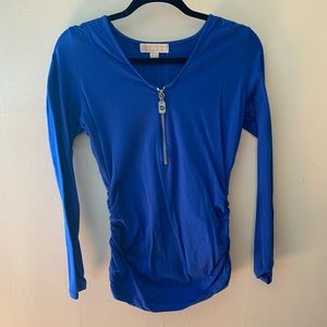 Michael Kors blue top